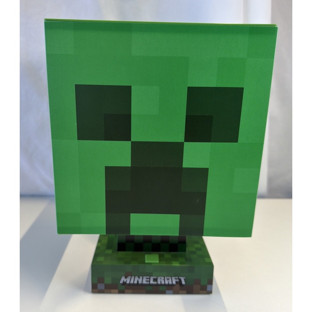Paladone Minecraft‎ Green Creeper Icon Lamp - Battery or USB Powered
